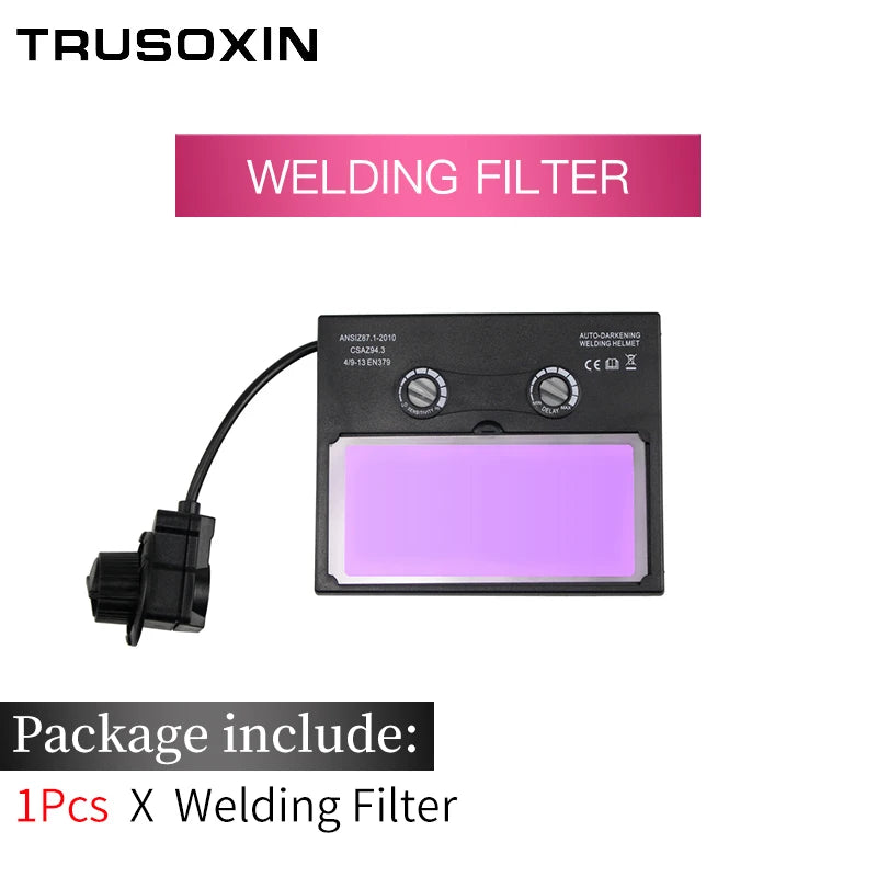 Solar Li Auto Darkening TIG MIG MMA Welding Helmets/True Color Welder Goggles/Mask Eyes Glasses/Goggles for Welding Machine