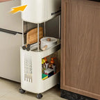 Kitchen Garbage Bin with Lid, Odor-Resistant, Large Capacity, Double-Layer Waste Separation, Ideal for Clean, Organized Kitchen