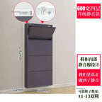 Narrow Shoe Rack Home Aesthetic Living Room Furniture Tilted Vertical Wooden Storage Hallway Shoe Cabinets n