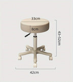 Massage Stool Beauty Salon Stool Lifting Rotating Round Stool Hair Manicure Barber Shop Stool Round Stool with Wheels