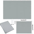 Waterproof Sun Shade Cloth with Grommets Rectangle Square Patio Sun Screen Pergola Shade Sail Canopy Cover Tarp Screens