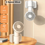 Mini Clip Fan Portable Clip on Umbrella Fan Backpack Waist Fan For Out