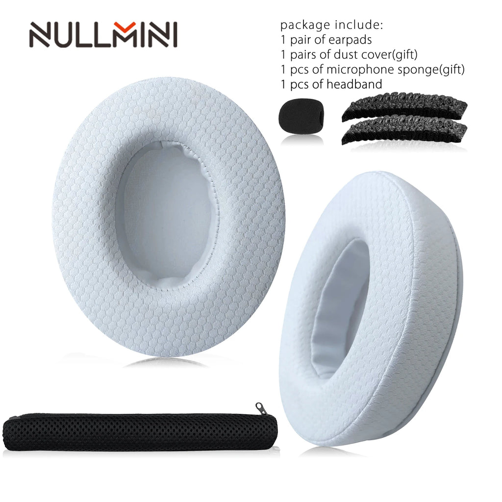 NullMini Replacement Earpads For Logitech G Pro X Headphone Cooling Gel Earmuffs Ear Cover Headband HeadBeam