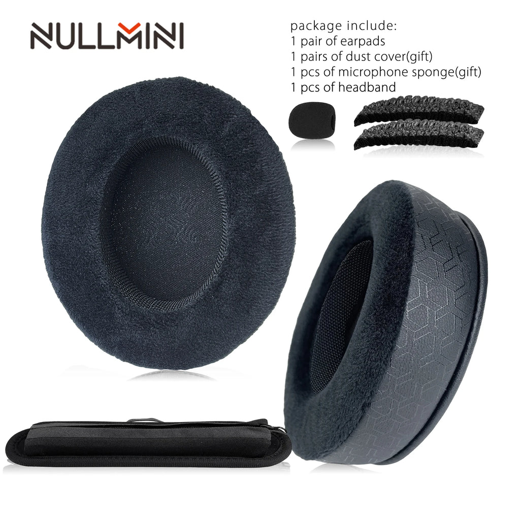 NullMini Replacement Earpads For Logitech G Pro X Headphone Cooling Gel Earmuffs Ear Cover Headband HeadBeam