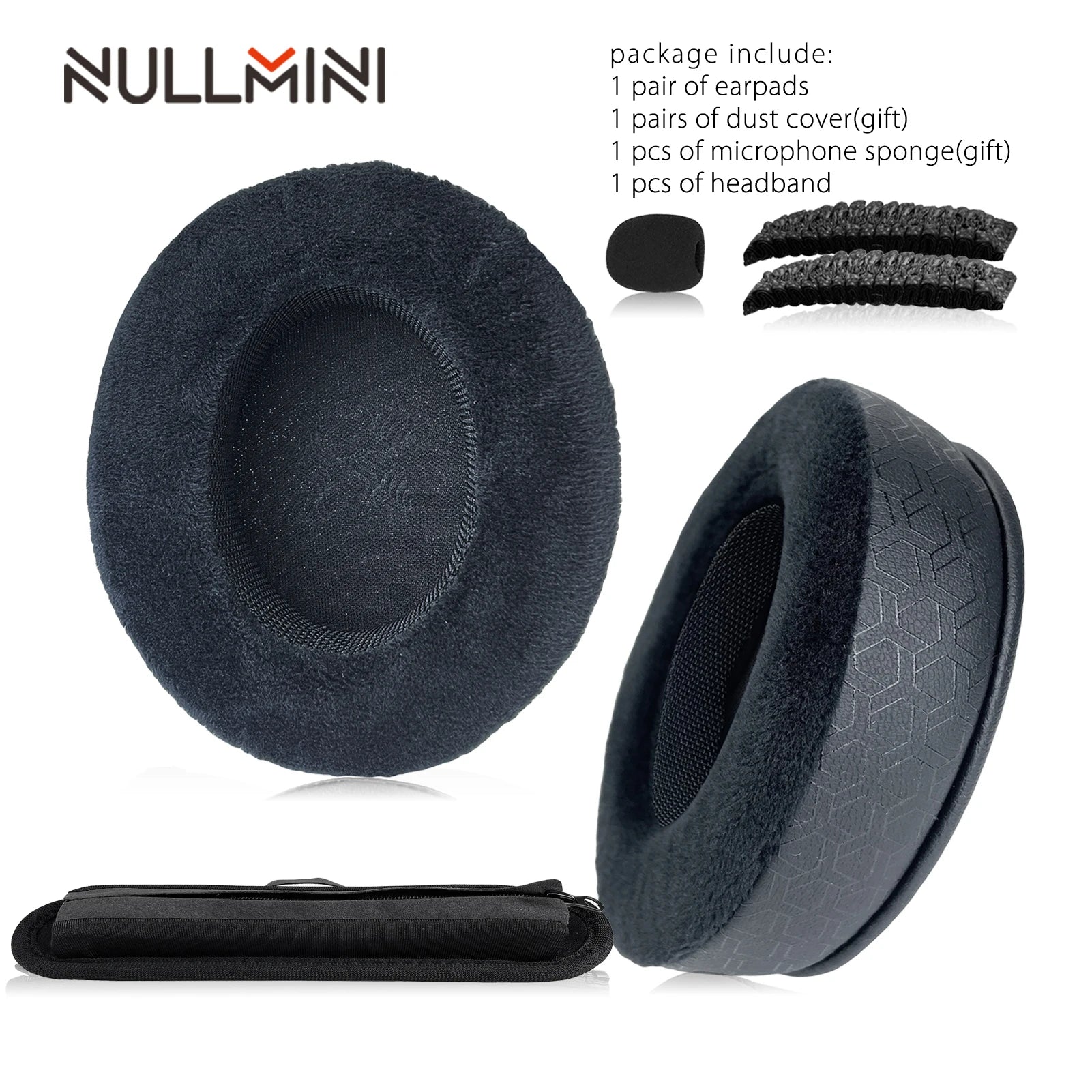 NullMini Replacement Earpads For Logitech G Pro X Headphone Cooling Gel Earmuffs Ear Cover Headband HeadBeam