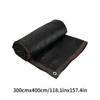 Black Shading Net Anti-UV Sunshade Cloth Outdoor Swimming Pool Cover Sunshade Mesh Garden Plants Balcony Patio Car Canvas Awning