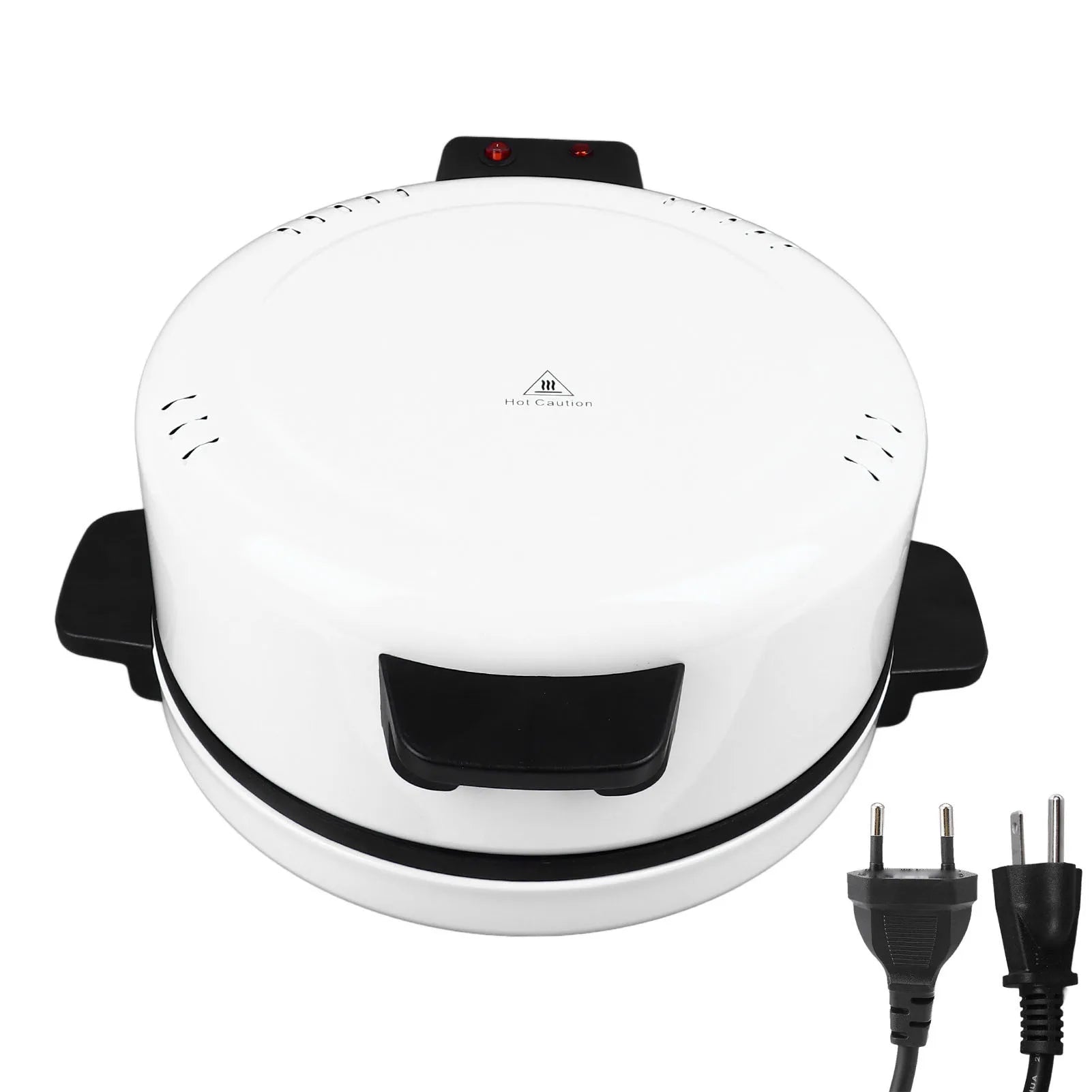2000W Electric Pizza Pan Electric Baking Pan Portable 12 Inch Countertop Pizza Maker Steak Machine Toaster Pizza Griddle