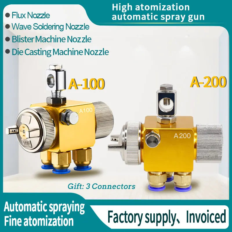 Japan A100 Automatic Paint Spray Gun A200 Mini Sprayer A-100 A-200 Painting Pistol Pneumatic Tools