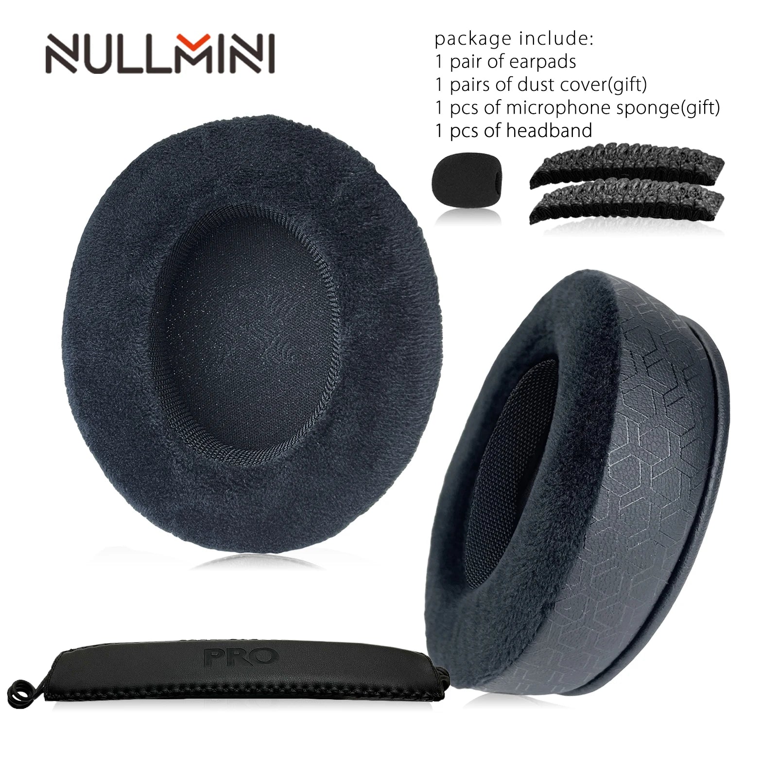NullMini Replacement Earpads For Logitech G Pro X Headphone Cooling Gel Earmuffs Ear Cover Headband HeadBeam