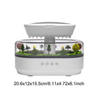 Rain Cloud Air Humidifier Water Drip Micro Landscape Essential Oil Diffuser with 7 Night Light Cool Mist Humidifier for Bedroom