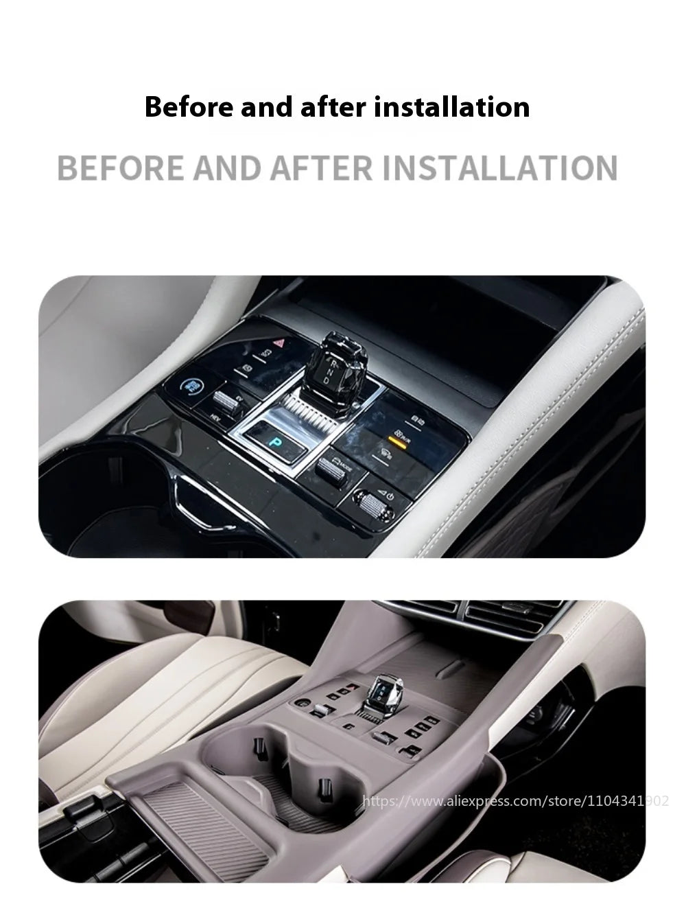 Fit For BYD Song Plus EV DMI 2020-2025 Central Control Panel Protective Pad Wireless Charging Silicone Pad Water Cup Holder Trim