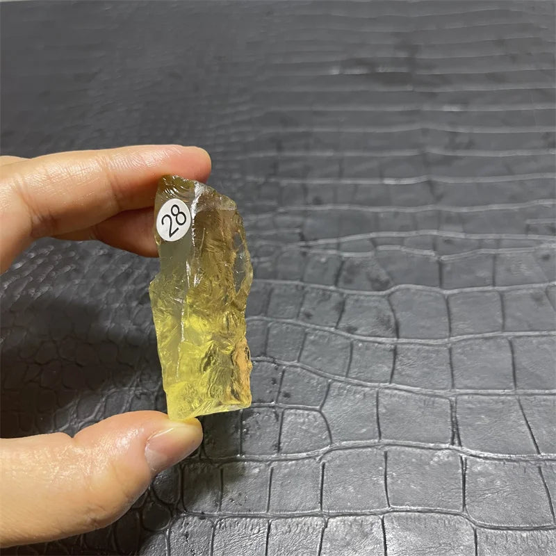 Natural Topaz Crystal Rough Raw Stone Rock Specimen Brazil