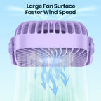 TOPK 4Inch USB Mini Desk Fan,3 Speeds Quiet Portable Desktop Table Fan