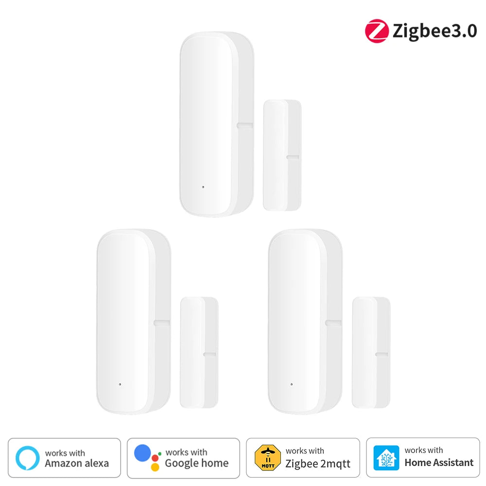 TNCE Tuya WiFi/Zigbee3.0 Smart Door Window Sensor Smart Home Security Alarm System Smart Life Tuya App Remote Control