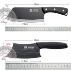 The stainless steel kitchen knife is a lightweight and sharp tool suitable for cutting vegetables meat and fruits in the kitchen