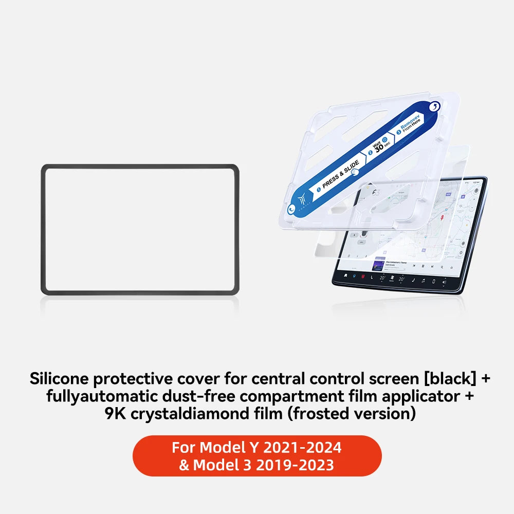 YZ Tempered Glass Screen Protector For Tesla Model 3 Y Center Console Anti Glare HD Film Protection Screen Protecto Accessories
