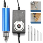 0.3-4mm JT0 Adjustable Electric Hand Drill 3-12V 13000RPM Mini Micro Electric Drill Mill for DIY Woodworking Tools Craft Jewelry