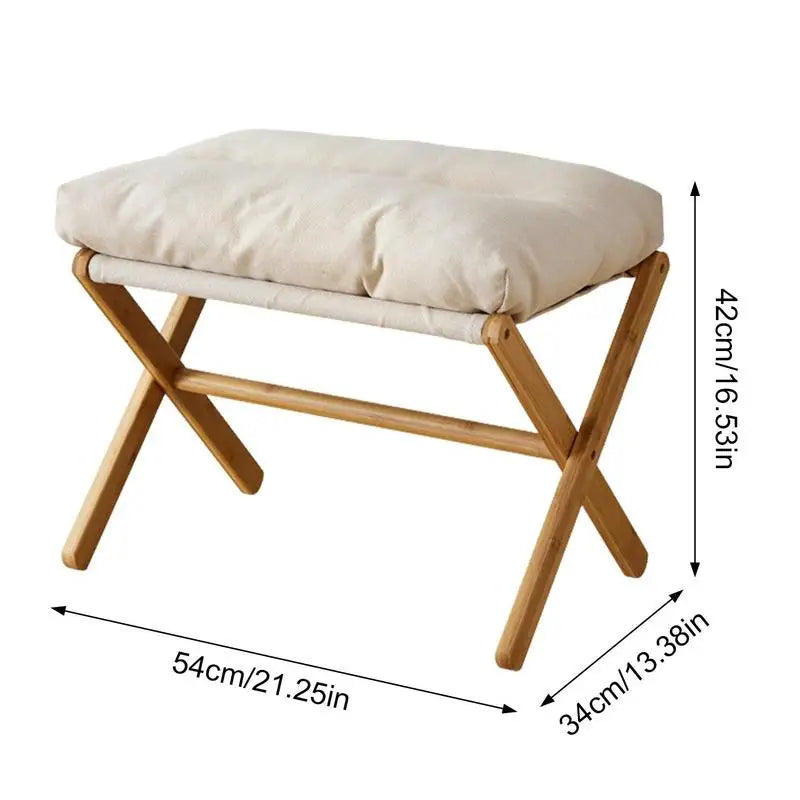 Velvet Footstool Velvet Footstool Ottoman Small Footrests Foot Stool Leg Rest High Padded Stool Seat For Bedroom Living Room