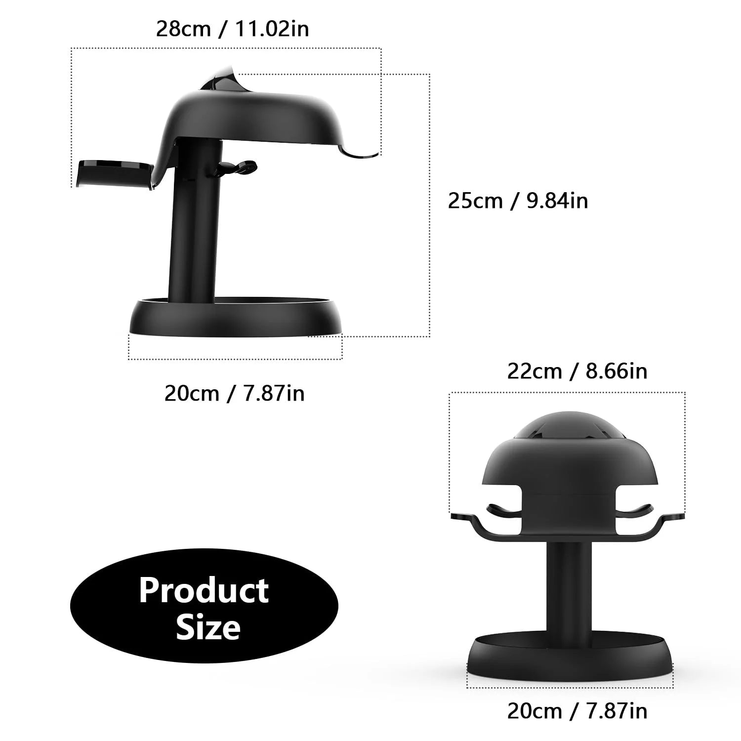 AMVR Stand Compatible with Meta Quest 3 Accessories Universal VR Headset Display Dock Holder for Quest 2/Pico 4/Vision Pro PSVR2