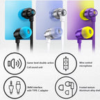 original Logitech G333 Headset Gaming Berkabel In-Ear G333 dengan Mikrofon Tipe C untuk Gaming Laptop Logitech G333 Gaming