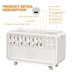 White Noise Sleep Night Light Humidifier Machine LED 3 in 1 Bluetooth Speaker Free Combination of 8 Group Nature Sounds