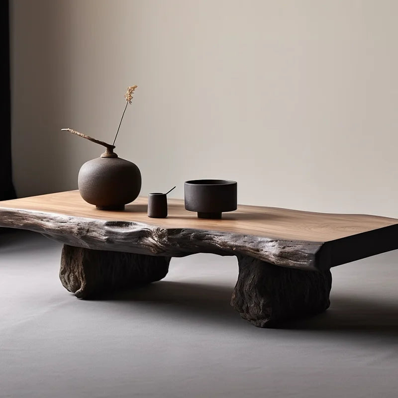 Aesthetic Wood Coffee Table Antique Designer Modern Living Room Decoration Coffee Table Unique Service Meubles Home Furniture