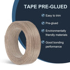 Edge Banding 3/7/15/30M 13/19/22/25/38/51/76mm Wood Veneer Tape Pre-glued Flexible Plywood Edge Banding Adhesive for Furniture