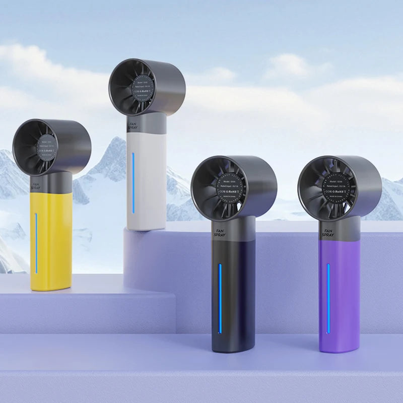 Xiaomi Summer Portable Humidifier Fan 5 wind Speeds USB Rechargeable H