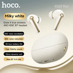 HOCO EQ23 Plus ANC+ENC Noise Reduction Bluetooth 5.4 Wireless Earphones HiFi Audio Earbuds Type-C Charging Box 4 Mics Headsets