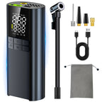 Intelligent Car Inflator Pump 8000mAh Extreme Portable Air Compressor Car Motorcycle Bicycle Usable Electric Tire Inflator Pump