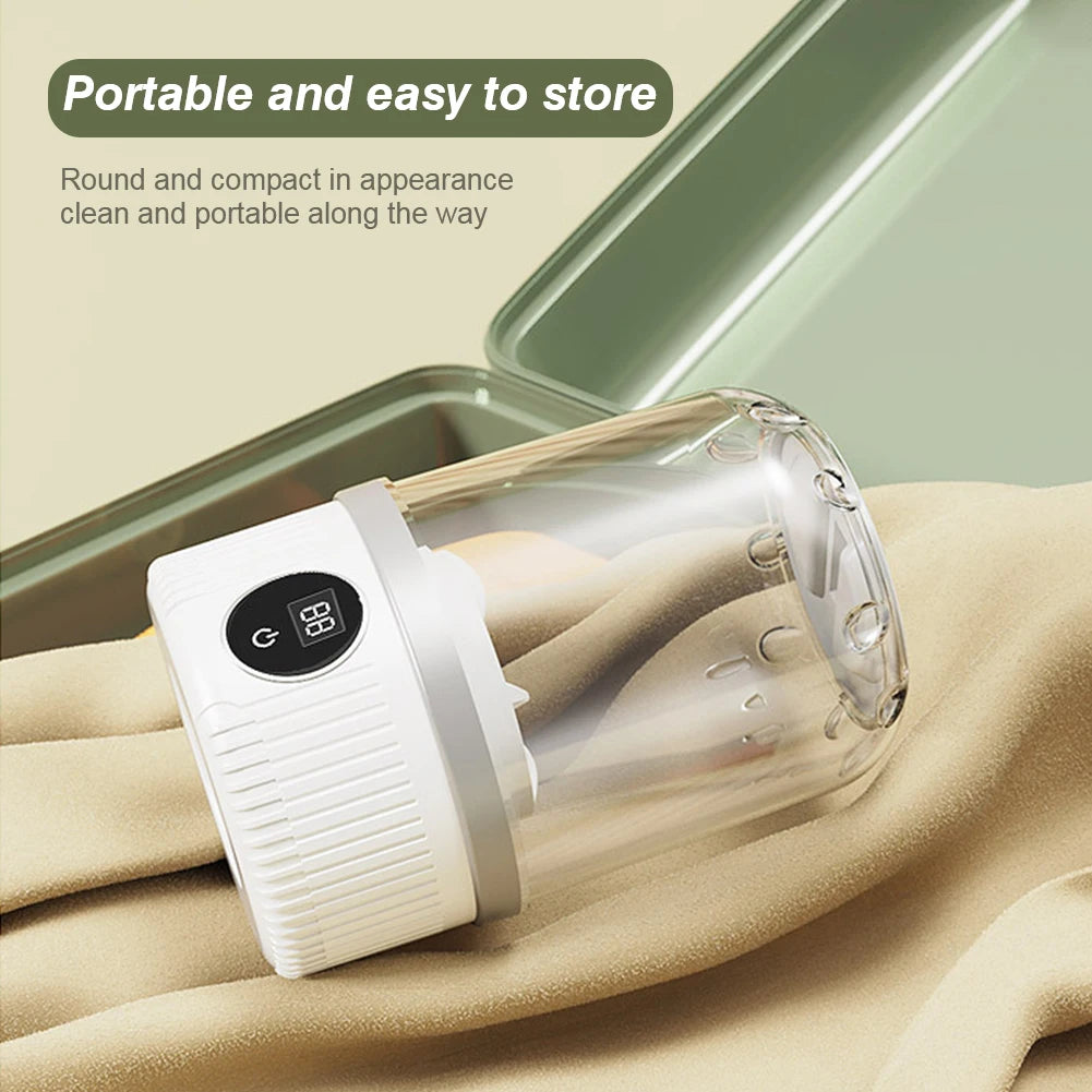 Cordless Small Washing Machine with Laundry Cup Automatic Laundry Cup
