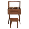 Luxury Wooden Dresser Makeup Cabinet Bedroom Mirrors Vanity Desk Dresser Drawer Nordic Princess Penteadeira Unique Furniture