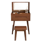 Luxury Wooden Dresser Makeup Cabinet Bedroom Mirrors Vanity Desk Dresser Drawer Nordic Princess Penteadeira Unique Furniture