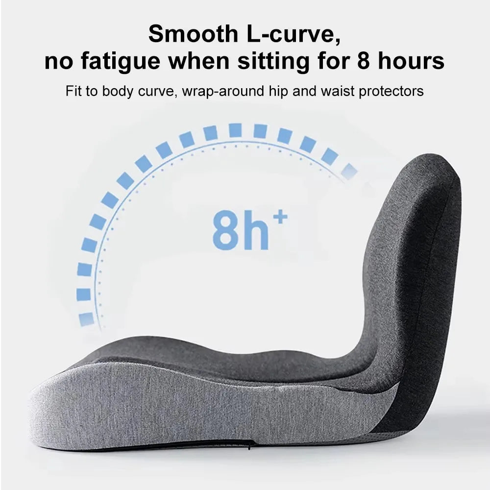 Comfort Memory Foam Backrest Cushion Breathable Non Slip Chair Cushion