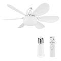 Screw in Ceiling Fan in Light Socket with Remote Ceiling Fan with Light 3 Speeds Dimmable for Bedroom Kitchen Living Room