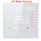 Smart Tuya WiFi Thermostat Voice Control 3A Digital Programmable LCD Display Underfloor Heating Temperature Controller for Water