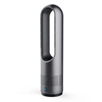 Bladeless Tower Fan Space Heater Cooler Fan Combo with Remote 80°Oscil