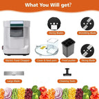 HomeWise K8600 Electric Vegetable Cutter Slicing Shredding Dicing Maker Food Processor with 3 Blade Multifunctional Cutter