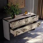 Design Simple Living Room Cabinets Aesthetic Elegant Luxury Glamour Display Cabinet Creative Storage Cassettiera Home Furniture