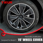 4PCS Hub Cap for Tesla Model Y 19 Inch New Wheel Caps Performance Automobile ReplaceHubcap Full Rim Cover Car Accessories 2024