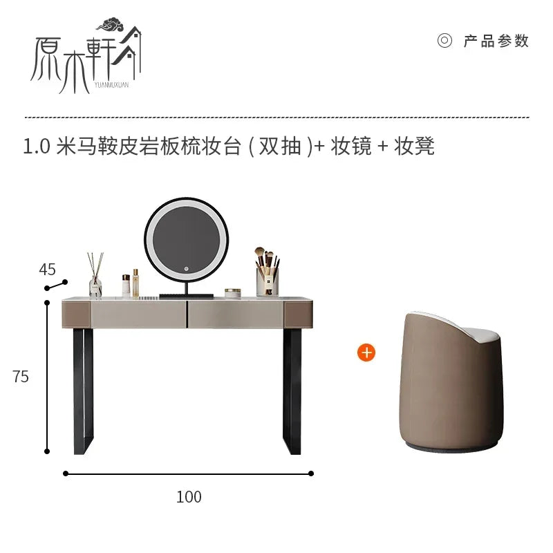 Beauty Dressers Makeup Vanities Stand Minimalist Cheap Mirror closet organizer Chest Children's Desk Table Room Salon Furniture