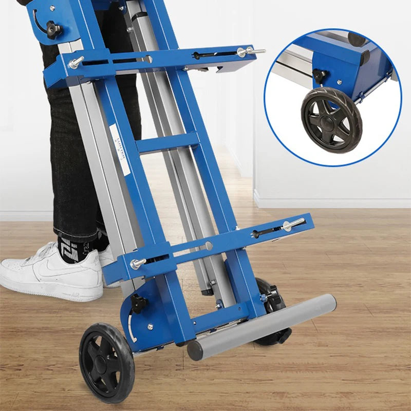 Portable Aluminum Machine Miter Saw Cutting Machine Bracket Multifunctional Workbench Woodworking Table Mobile Bracket