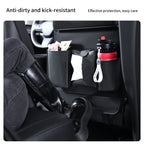 YZ Car Seatback Protector for Tesla Model 3 Y Highland Seat Back Protective Child Anti-Kick Mats Leather Storage Pockets