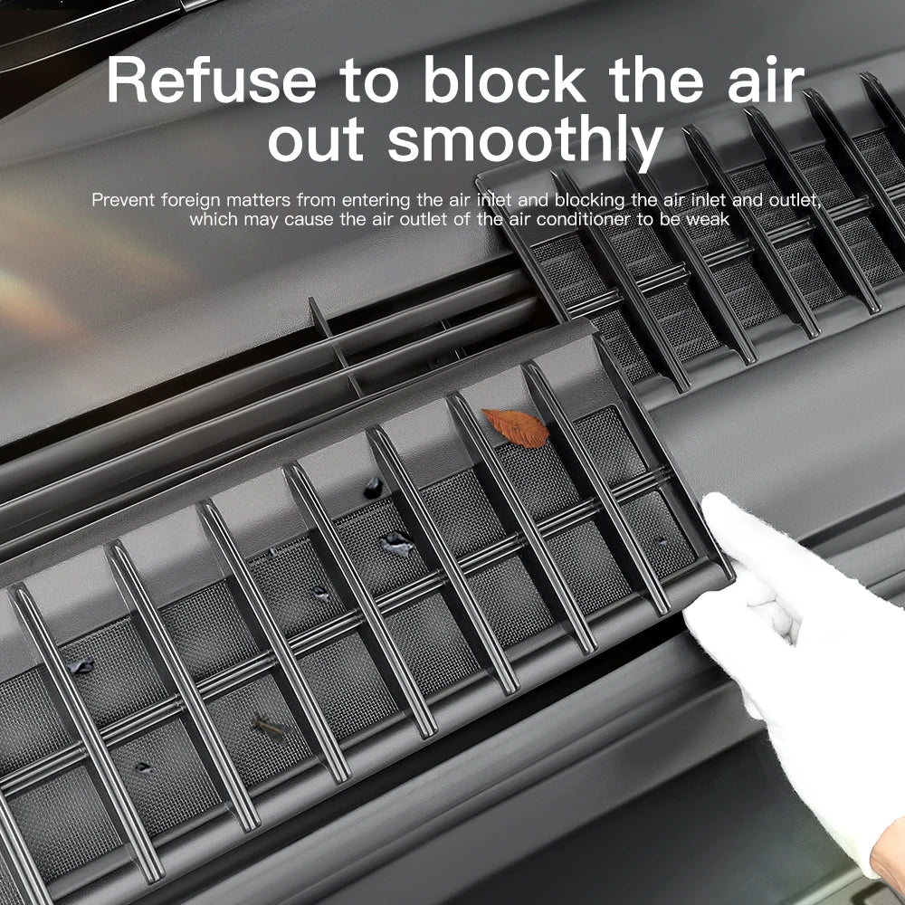 YZ Air Intake Cabin Debris Filter For Tesla Model 3 Highland Model Y Juniper 2021-2025 Insect-proof Net Air Inlet Protective