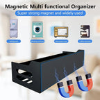 Magnetic Refrigerator Side Storage Rack No Punch Kitchen Organizer Microwave Oven Wall Mounted Shelf Multifunctional Holder