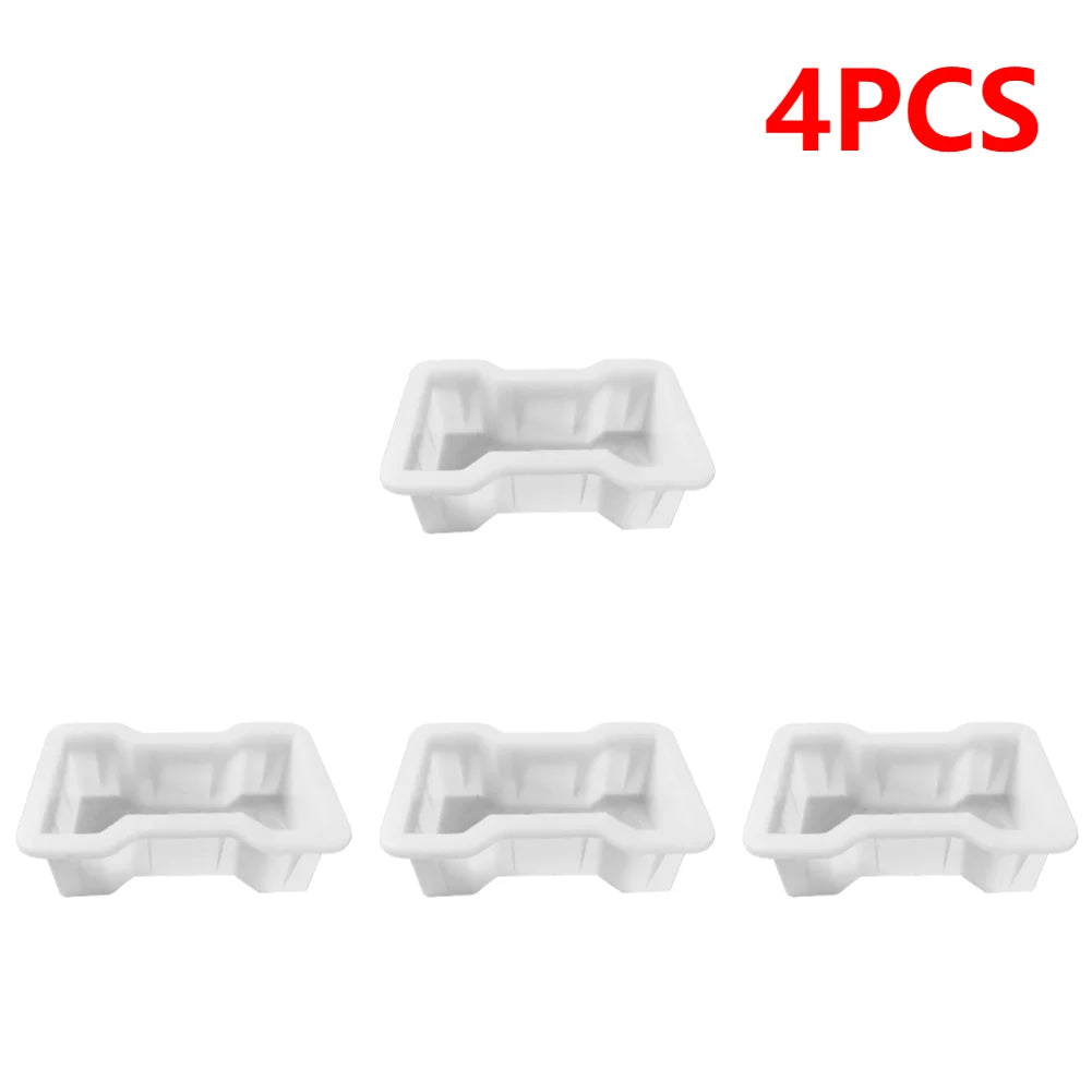 1-4PCS Home Garden Courtyard DIY Paving Mould Road Concrete Brick Carving Stone Path Paving Road Walk Maker Mold Imitation