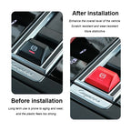 Car Handbrake Parking P Button Sequins Decoration Cover Trim For Porsche Cayenne Panamera 2017-2024 Macan 2014-2021 Accessories