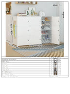 Shoe Rack Simple Home Entrance Indoor Good-Looking Storage Dustproof Dormitory Bedroom Rental House Plastic Shoe Cabinet