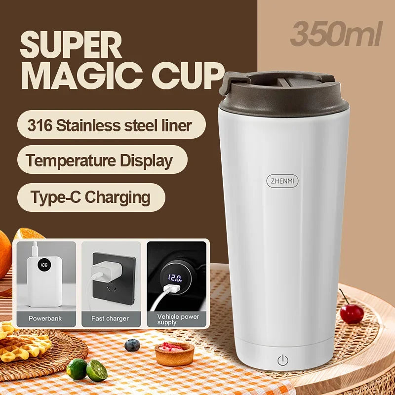Mini Electric Cup Type-C 350ml Portable Hot Water Boiler Heater USB Hot/Hot Cup/Bottle Winter Warm Water Cup Gift