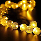 Fairy Light Outdoor Water Droplet Bubble Ball LED String Light Garden Light Wedding Party Christmas Decoration Battery Power